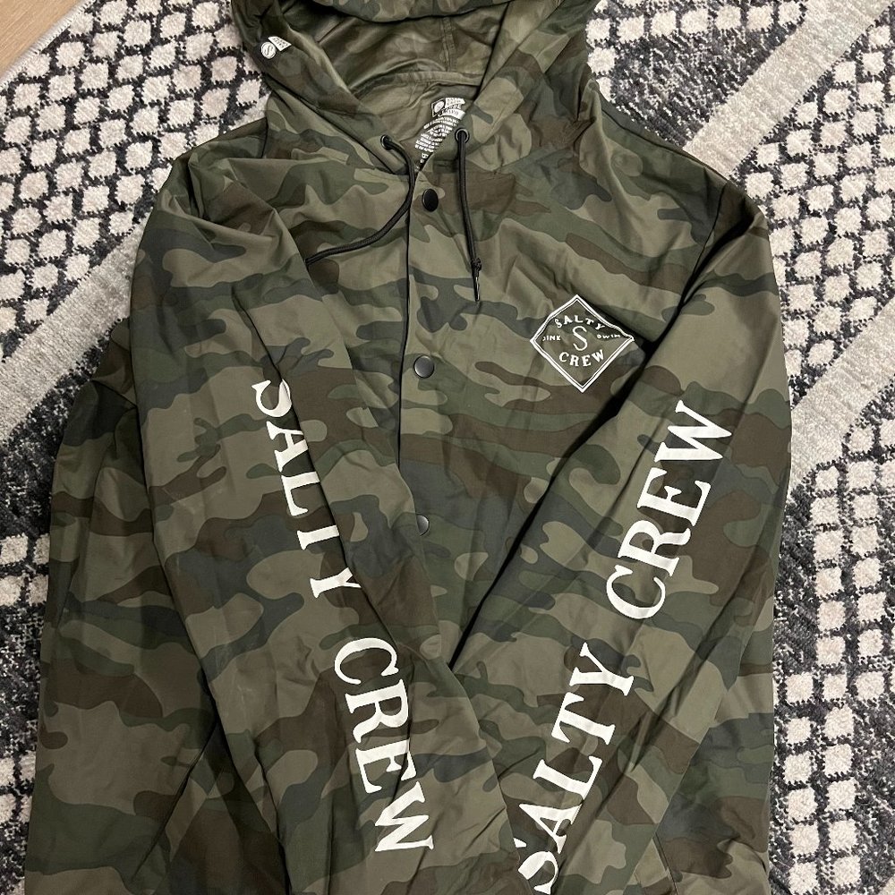 Salty Crew Camo Windbreaker